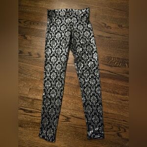 Blackmilk Shiny Wallpaper Leggings Holiday Christmas Party